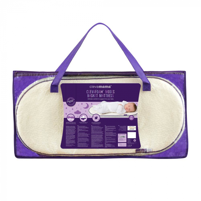Salteluta bebelusi pentru landou 66cmx28cm Clevamama [7]