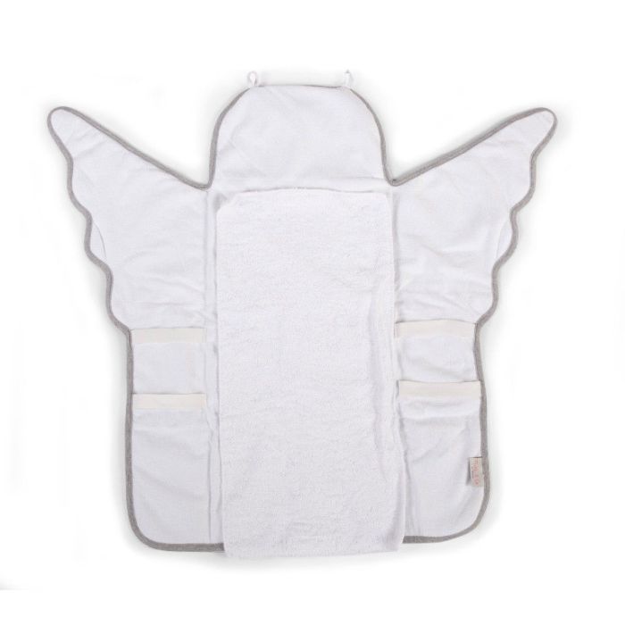 Salteluta de infasat portabila Angel Jersey Grey - Childhome [3]
