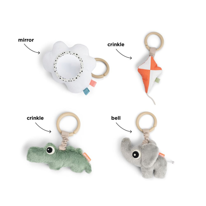 Salteluta de joaca cu activitati Done by Deer Playground Blue [4]