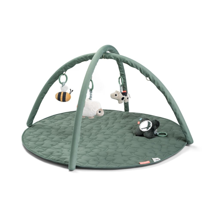 Salteluta de joaca cu activitati Done by Deer Tiny Farm Green [2]