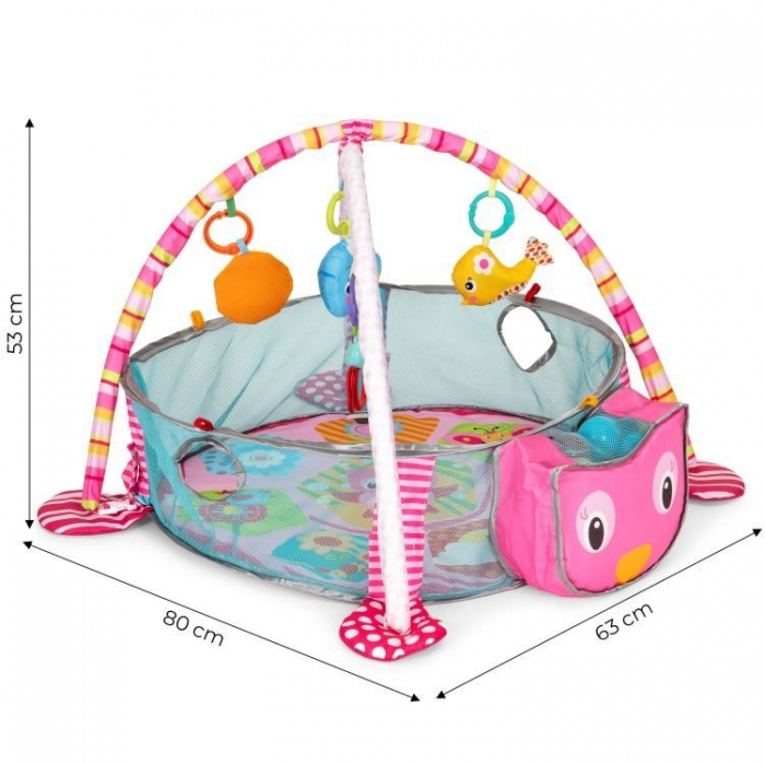 Salteluta de joaca cu bile si jucarii Ecotoys 88970 [6]