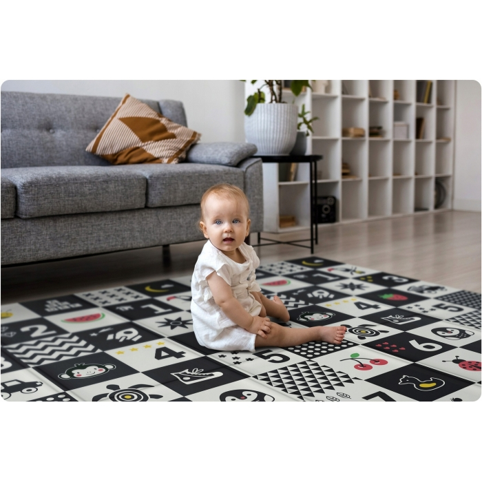 Salteluta de joaca din spuma 200 x 180 x 1 cm Nukido NK-340 Ocean-Numbers [9]