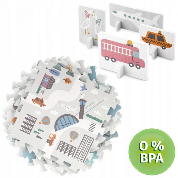 Salteluta de joaca interactiva 105 x 105 cm Nukido Town 738000 [5]