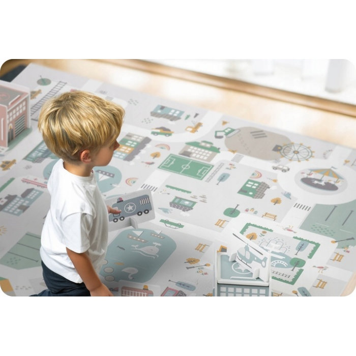 Salteluta de joaca interactiva 105 x 105 cm Nukido Town 738000 [3]