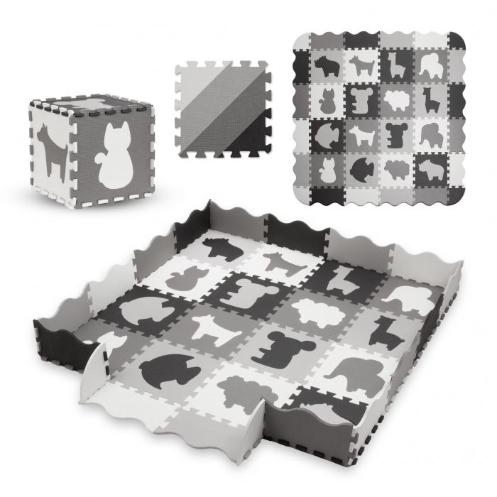 Salteluta de joaca tip puzzle Kidwell HAPPY - Zoo [2]