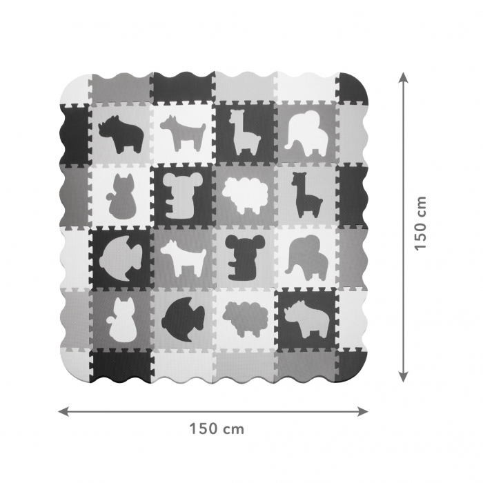 Salteluta de joaca tip puzzle Kidwell HAPPY - Zoo [3]