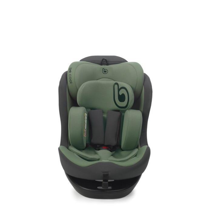Scaun auto, Be Cool, Easy I-Size, Rotire 360 grade, 40 - 150 cm, 0 - 36 kg, cu Isofix si Centura Top Tether, Be Grass [2]