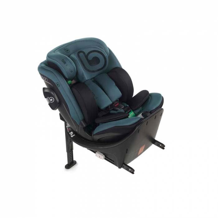 Scaun auto Be Cool Wagon I-Size Rotire 360 grade 40 - 150 cm 0 - 36 kg cu Isofix si picior stabilizator cu protectie laterala de siguranta conform cu standardul european de securitate ECE R129 Petrol [1]