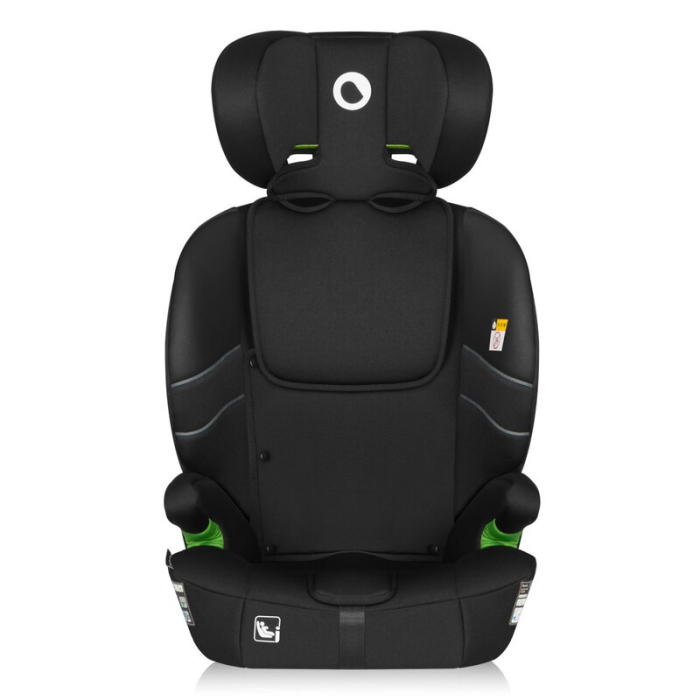 Scaun auto i-Size, Lionelo, Levi Fix, 76 - 150 cm, 1/2/3, ISOFIX + Top Tether, Tetiera reglabila in 10 pozitii, Insertie ergonomica Dri-Seat, Tapiterie lavabila, Negru [12]