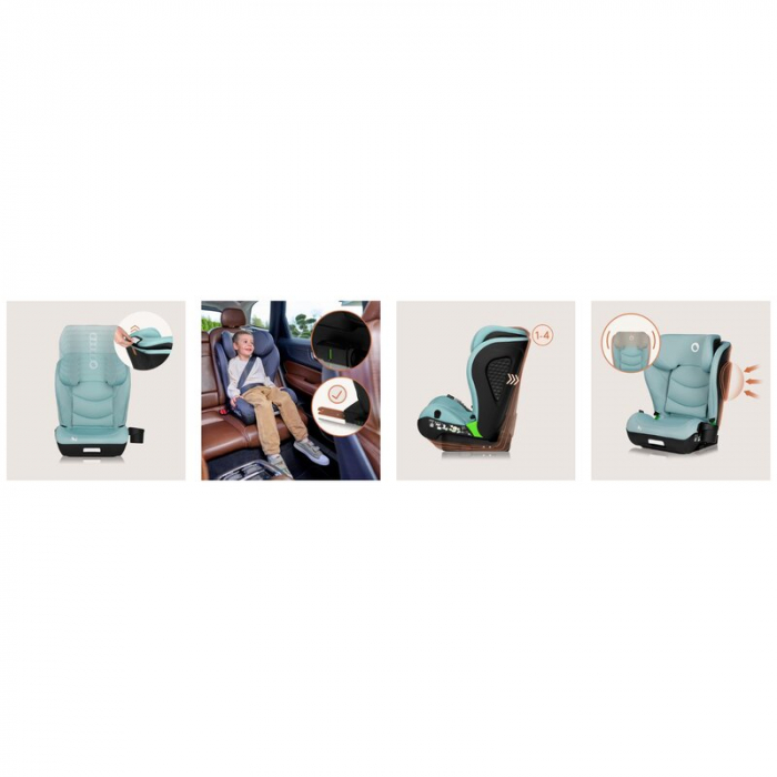 Scaun auto i-Size Lionelo Neal 15-36 Kg 100-150 cm cu Isofix [24]