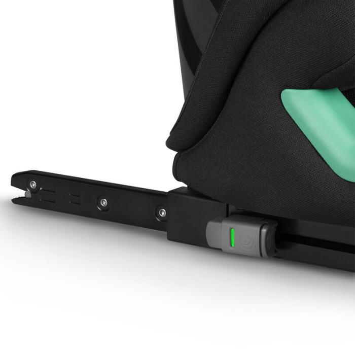 Scaun auto, Lionelo, i-Size Igo, 100- 150 cm, cu isofix, Protectie laterala, Ajustare spatar in 2 pozitii, Tetiera Tri-Guard reglabila in 11 pozitii,  Negru [19]