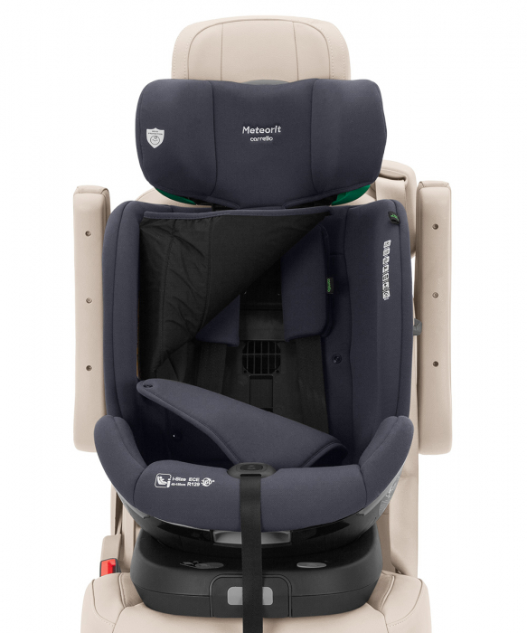 Scaun auto rotativ 360° SPS Carrello METEORIT i-SIZE R129/03 40-150 cm ISOFIX [7]