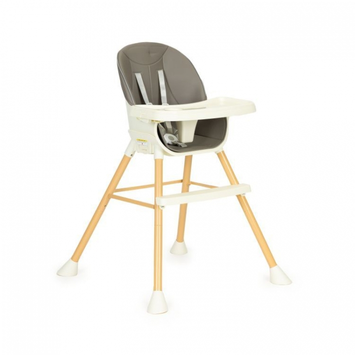Scaun de masa 2 in 1 pentru copii Ecotoys HA-018 - Gri [3]