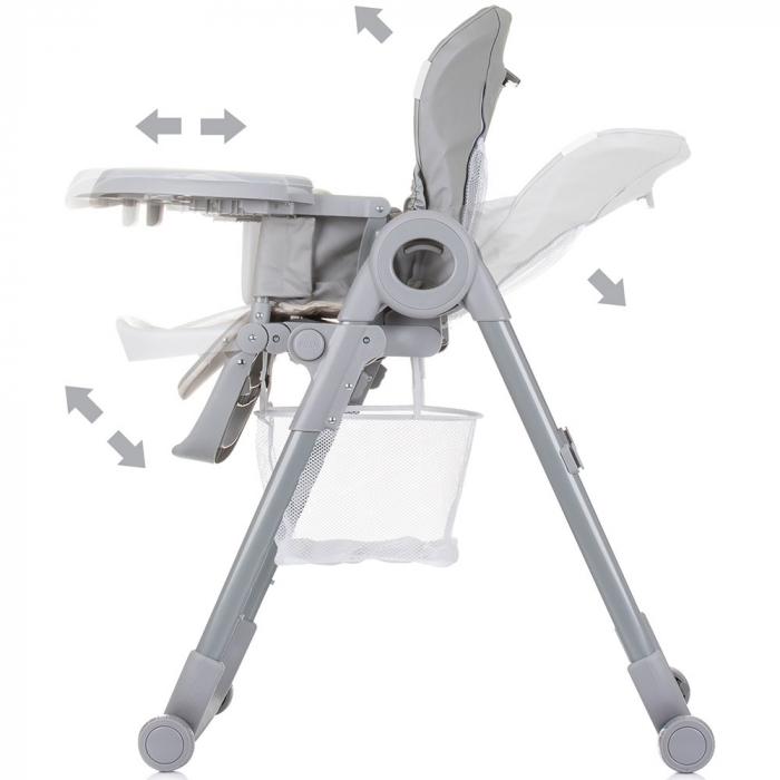 Scaun de masa Chipolino Master Chef pure grey [5]