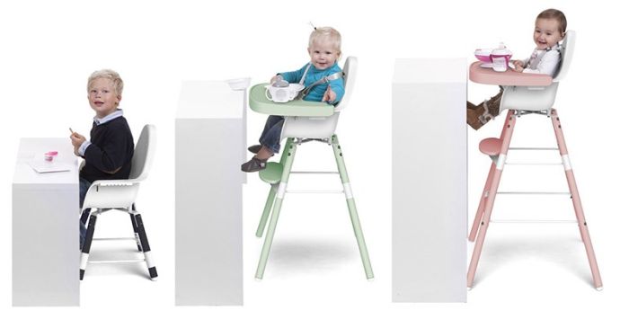 Scaun de masa Evolu 2 Jade Green 6-36 luni - Childhome [9]