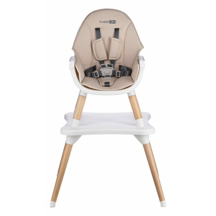 Scaun de masa, FreeON, Eos, 3 in 1, Multifunctional, Cu tavita reglabila si detasabila, Conform cu standardul european de securitate EN 14988:2017+A1:2020, Beige [3]