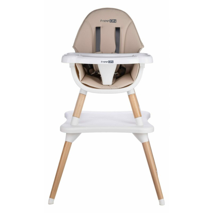 Scaun de masa, FreeON, Eos, 3 in 1, Multifunctional, Cu tavita reglabila si detasabila, Conform cu standardul european de securitate EN 14988:2017+A1:2020, Beige [2]