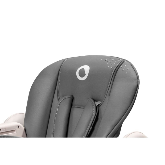 Scaun de masa, Lionelo, Zanna, Reglabil, 4 Pozitii pe inaltime, Pliabil, din Metal, Conform cu standardul european de securitate EN14988, Gri [17]