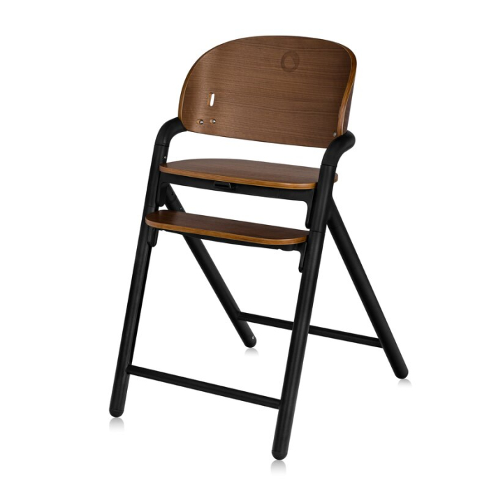 Scaun de masa multifunctional Celia, Lionelo, din lemn de fag, 6 luni- adult, Husa impermeabila, Tavita silicon, Suport de picioare reglabil, Greutate maxima 90 Kg, Negru [9]