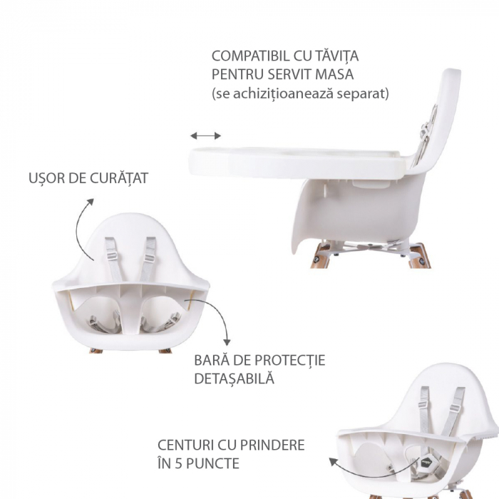 Scaun de masa reglabil in inaltime Childhome Evolu 2 [6]