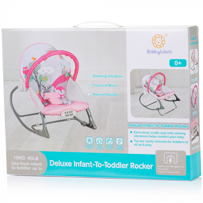 Scaunel balansoar Chipolino Melody pink [5]