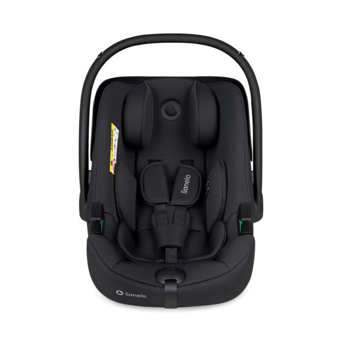 Scoica auto, Lionelo, i-Size Astrid, 0-13 Kg, 40-87 cm, Cu salteluta, Testat ADAC, Conform cu standardul european de securitate R129, Negru Onyx [9]