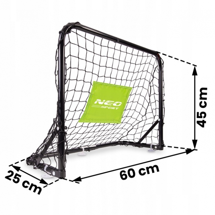 Set de 2 porti de fotbal, 60 x 25 x 45 cm, Neo-Sport 1461 [9]