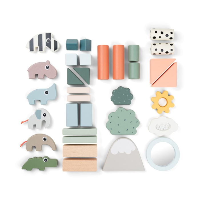 Set de constructie Done by Deer din lemn 34 piese Deer Friends [4]