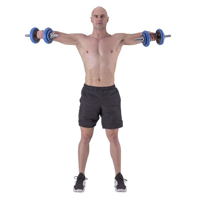SET DE GANTERE 30 KG HMS BARBELL [21]