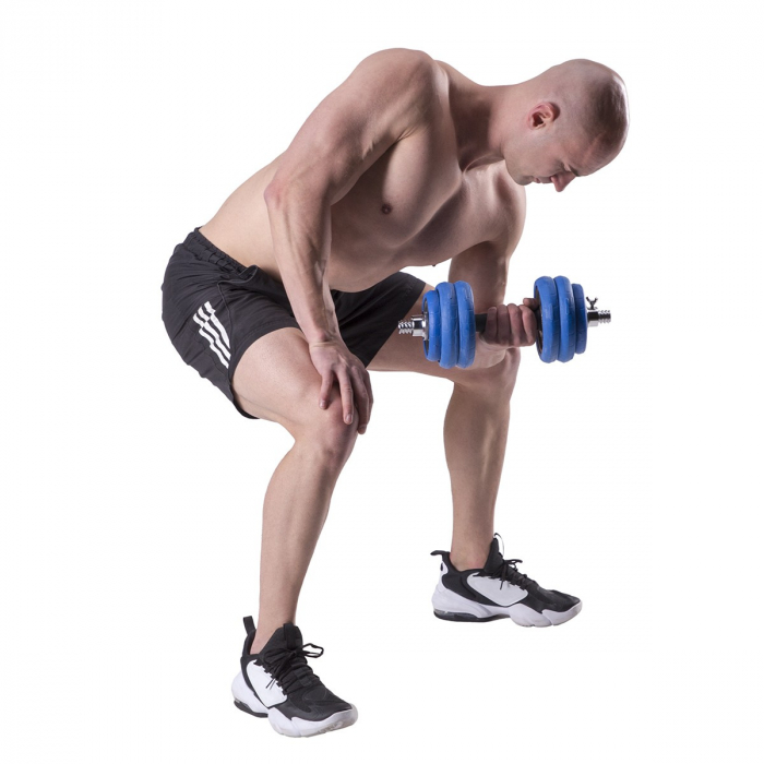 SET DE GANTERE 30 KG HMS BARBELL [25]