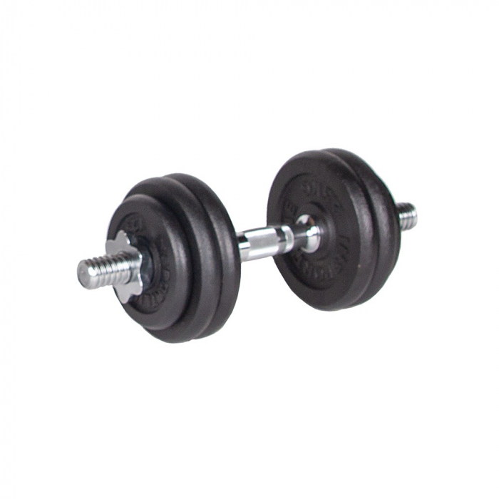 Set de gantere  inSPORTline Castblack 160 + 40/30 mm 80 kg [4]