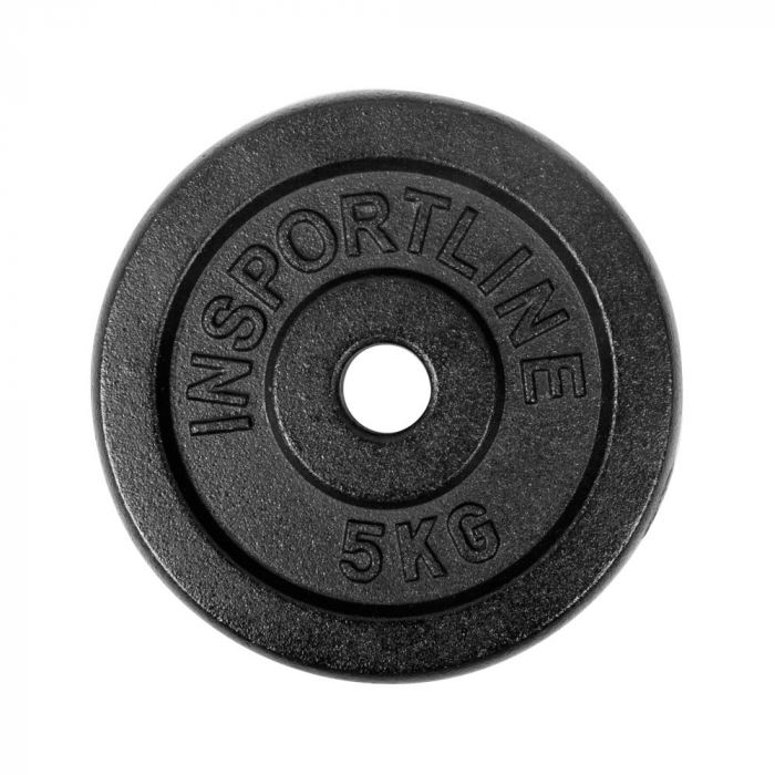 Set de gantere  inSPORTline Castblack 160 + 40/30 mm 80 kg [7]