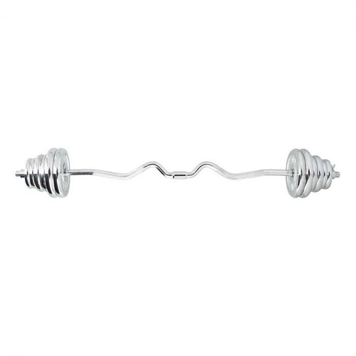 Set de gantere si haltere reglabile 55kg STC55 HMS [12]