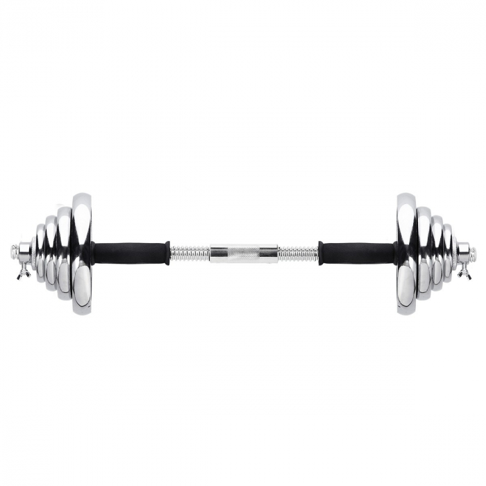 Set de gantere si haltere reglabile 55kg STC55 HMS [9]