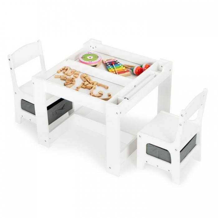 Set de masa cu doua scaune pentru copii Ecotoys FH-KR200010 [2]