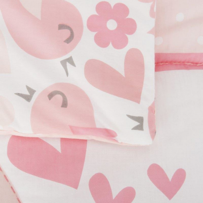 Set de pat 2 piese pentru bebelusi Comfi-Dreams Lovebirds 843022 [5]