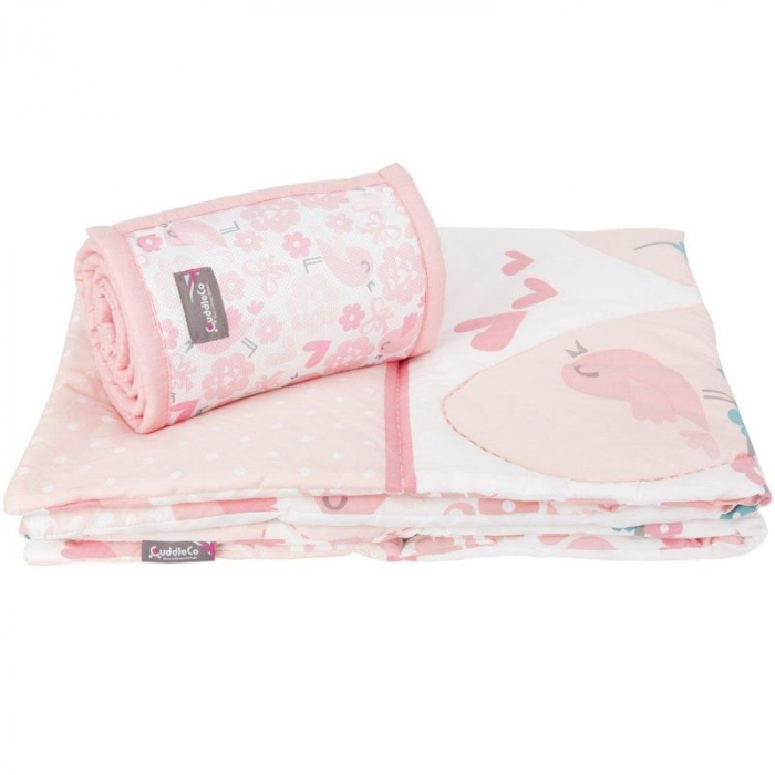 Set de pat 2 piese pentru bebelusi Comfi-Dreams Lovebirds 843022 [2]