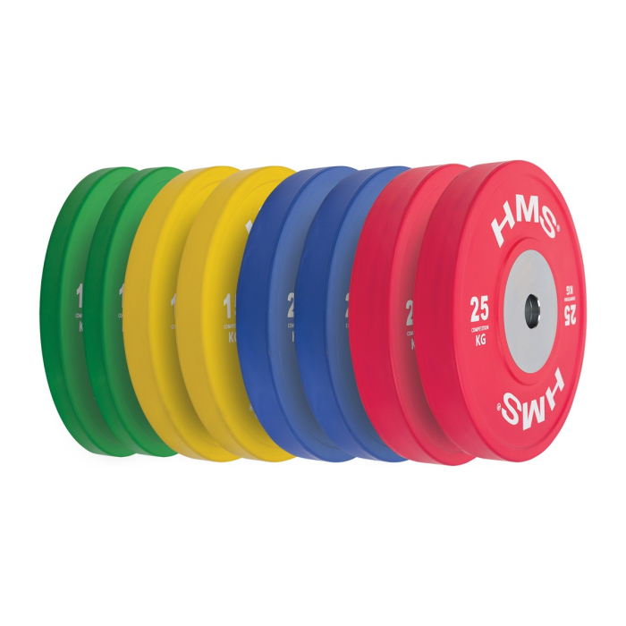 Set discuri olimpice profi HMS TBR ( 8 BUC) BUMPER PLATES [2]