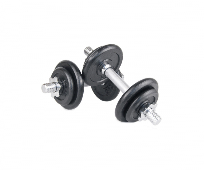Set gantere reglabile Sportmann diplomat 2x10 kg, negru [2]