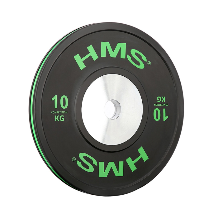 Set Greutati Bumper Plate 10 kg, 15 kg, 20 kg, 25 kg/51 mm HMS BTBR [5]