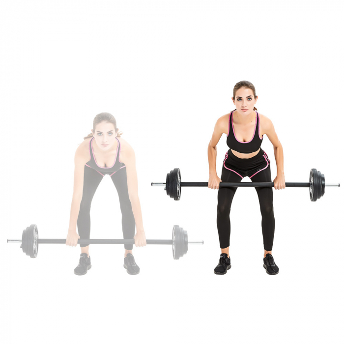 Set Haltera + Greutati inSPORTline Pumpstar 2 - 20kg [2]