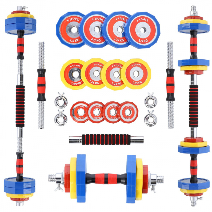 Set Haltera si Gantere HMS SKC20 de 20kg [14]