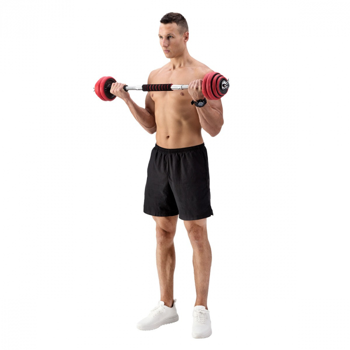 Set Haltera si Gantere Reglabile HMS SGGX20 20 kg [20]