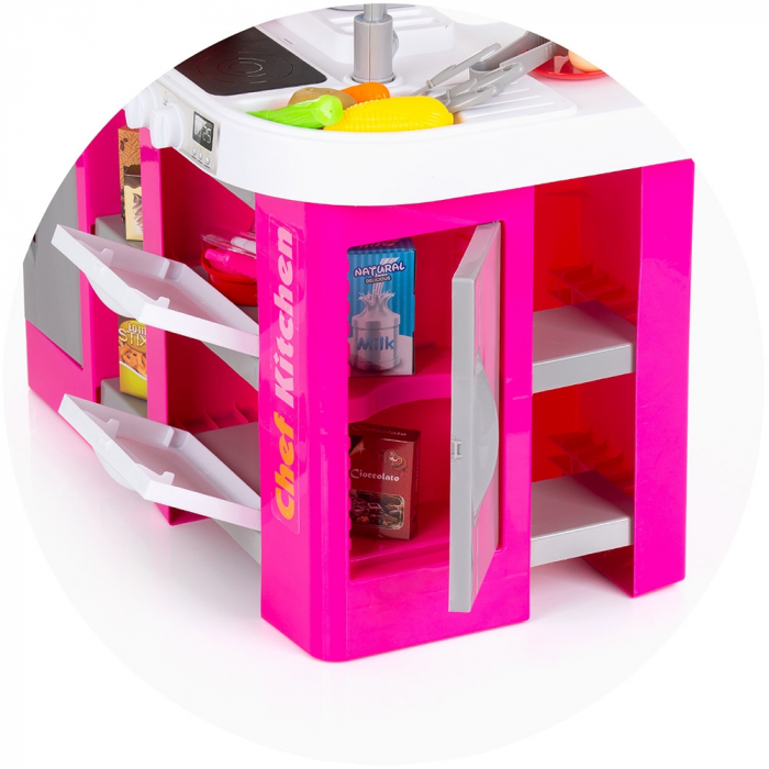 Set jucarie Chipolino Kitchen 72,5 cm cu sistem de curgere apa, lumini, sunete si 53 accesorii [5]