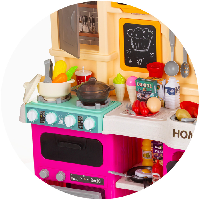 Set jucarie Chipolino Kitchen 83 cm cu sistem de curgere apa, lumini, sunete si 85 accesorii [9]