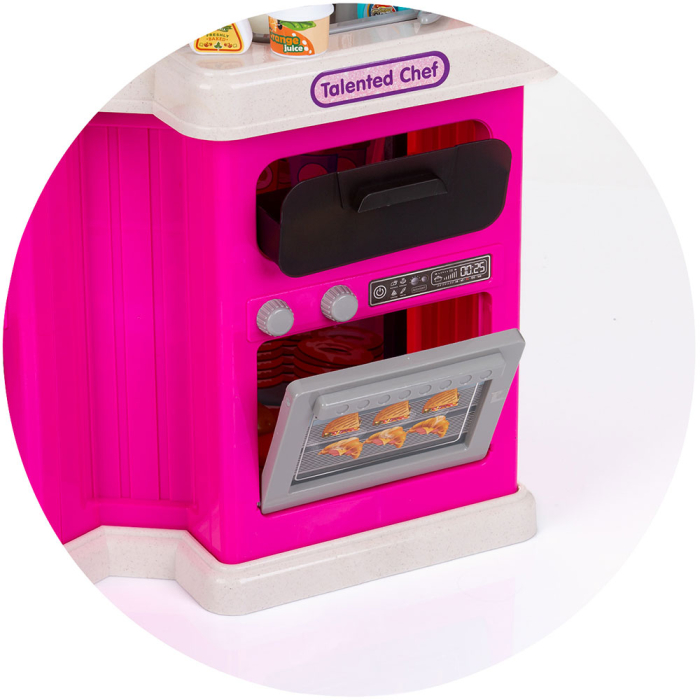 Set jucarie Chipolino Kitchen 93 cm cu sistem de curgere apa, lumini, sunete si 113 accesorii [9]