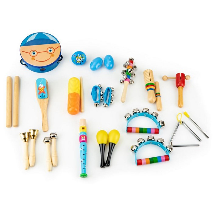 Set muzical din lemn cu 16 instrumente Ecotoys MK0700401 [5]