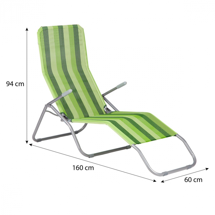 Sezlong Gradina Pliabil Nils NC3017 Verde [4]