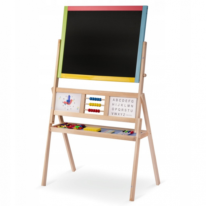 Tabla educationala cu doua fete si accesorii Ricokids RK-801, 113 x 69 x 37 cm, Multicolora [7]