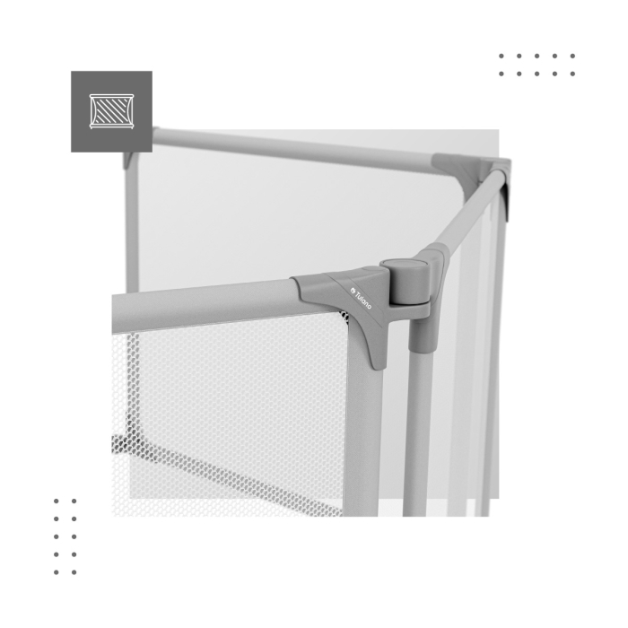 Tarc de joaca bebelusi hexagonal, pliabil si ajustabil Cozy 70 configurabil [3]